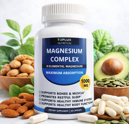 Magnesio Complex Pro™ - Magnesio Suplemento 8 Elemental 1000m g
