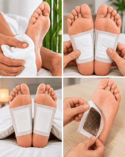 Parches Kinoki para pies — tu ritual de descanso nocturno