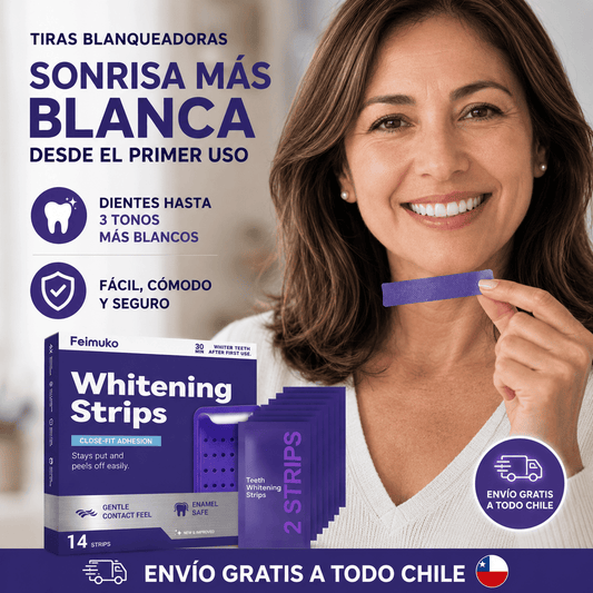 Tiras Blanqueadoras Dentales Adherentes