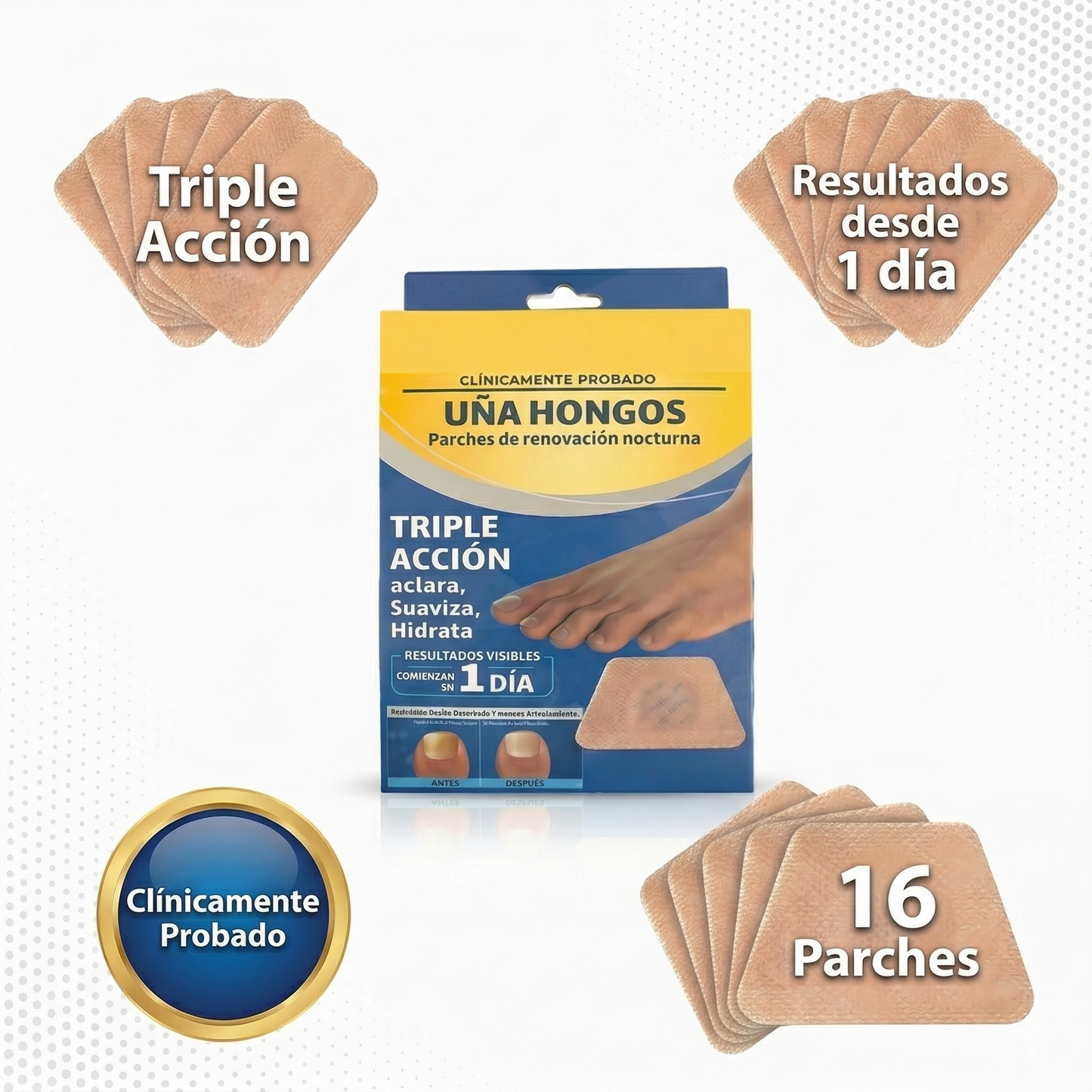 FungiShield™  PARCHES ANTI HONGOS