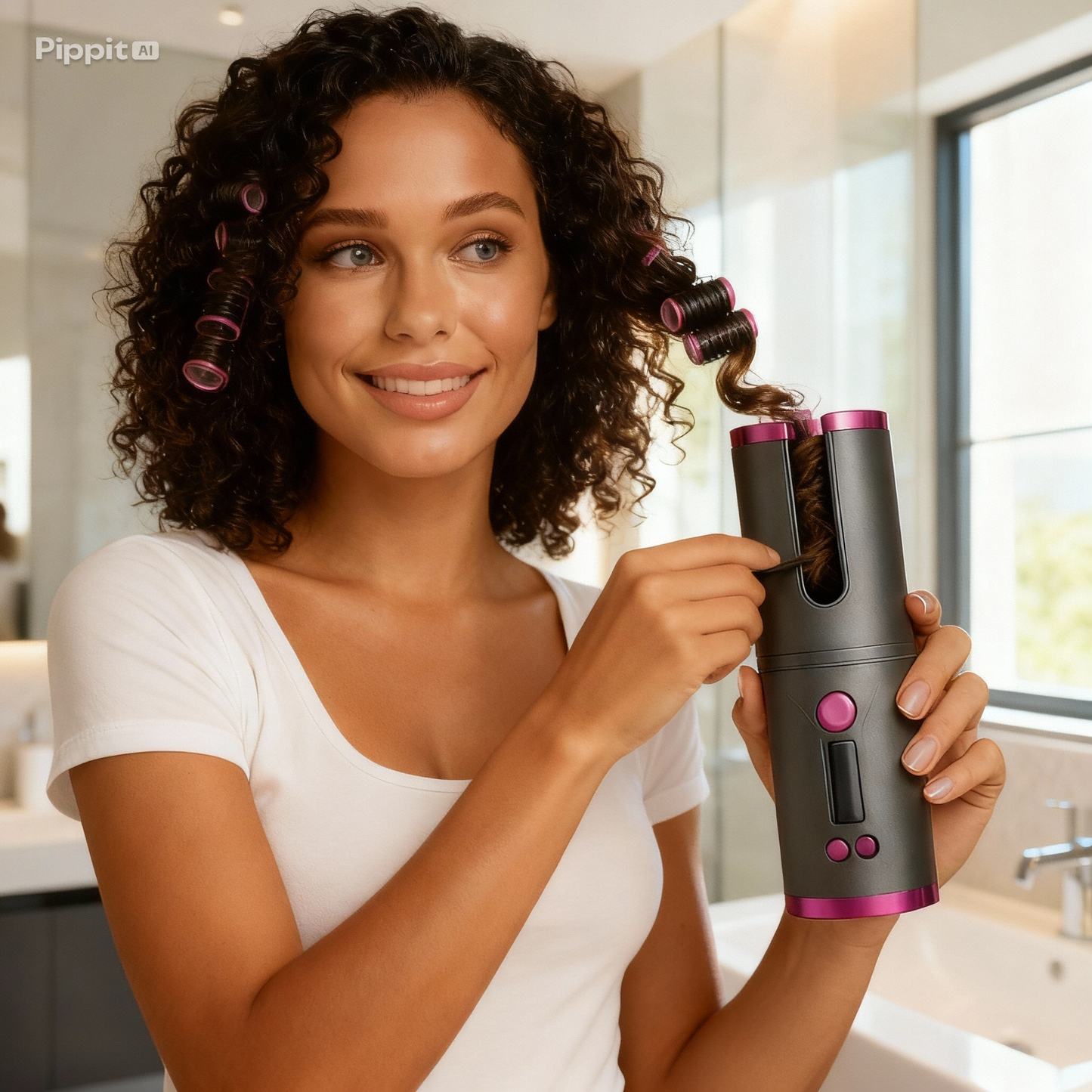 AirHairPro™ - Rizador de Pelo Inalámbrico