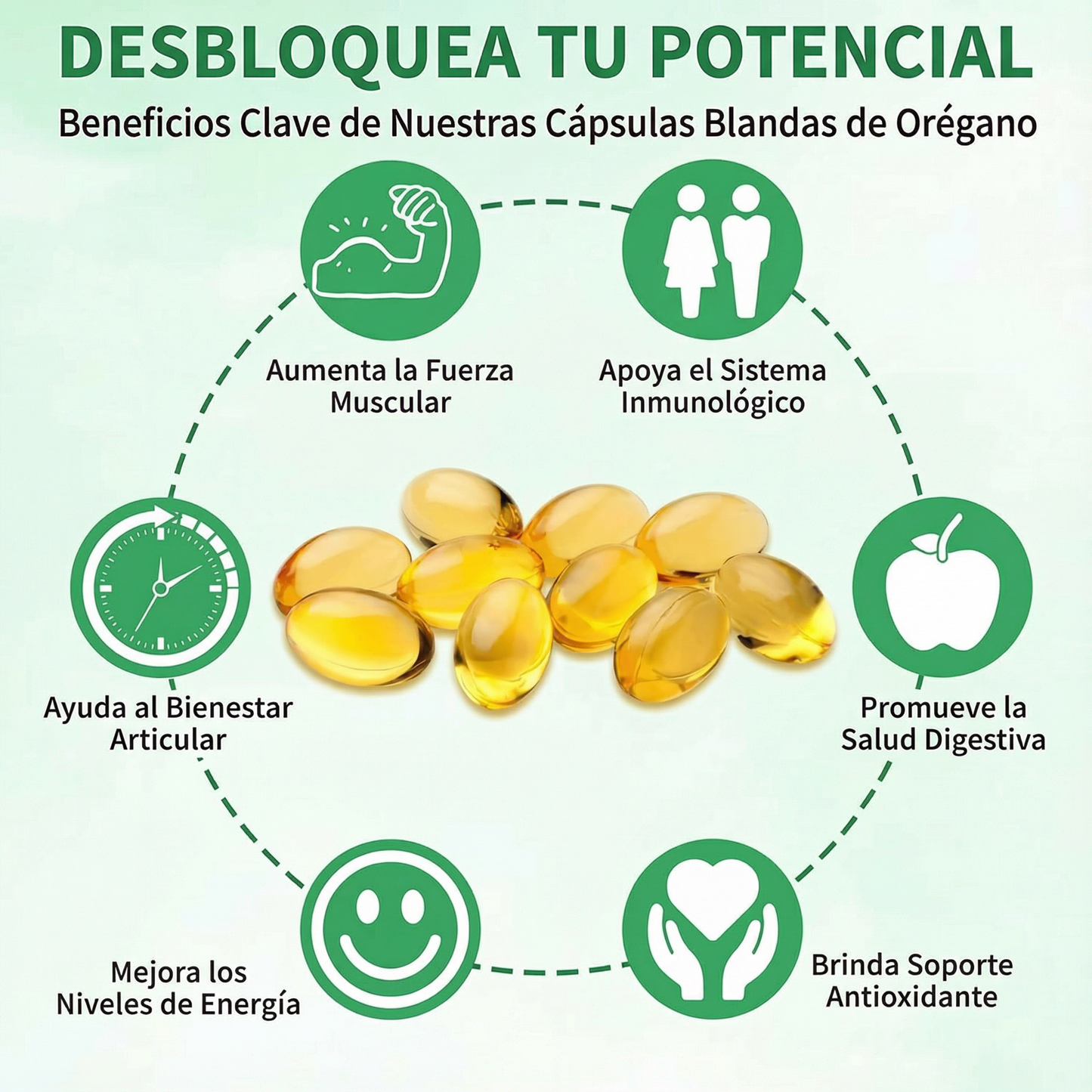 Aceite de Orégano 6000mg - Fortalece tus defensas y menos hinchazón