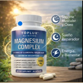 Magnesio Complex Pro™ - Magnesio Suplemento 8 Elemental 1000m g
